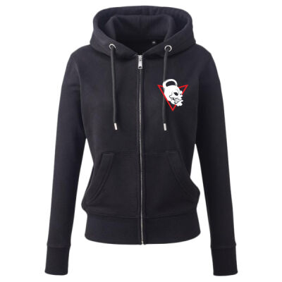 Iron Skull - Full Zip Classic Hoodie -  Women's Premium  Thumbnail